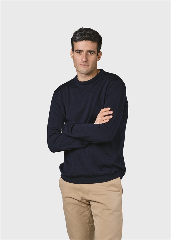 Klitmøller Collective Basic Merino Knit - Navy